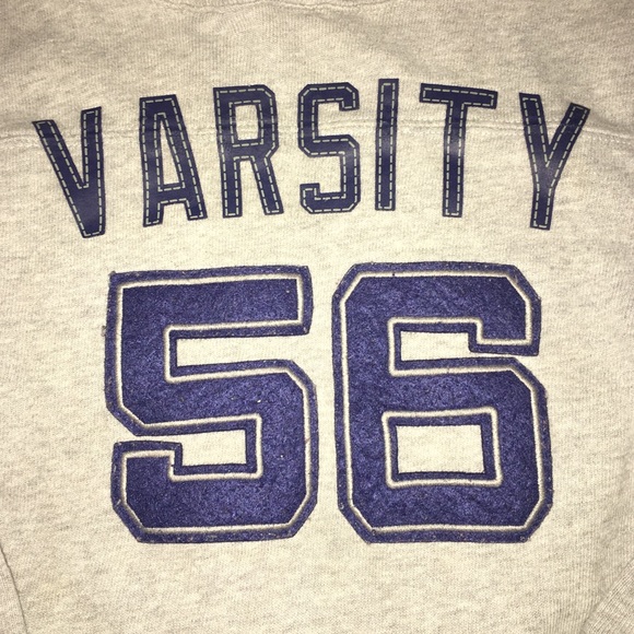 Grey varsity boys long sleeved T-shirt - Picture 2 of 3